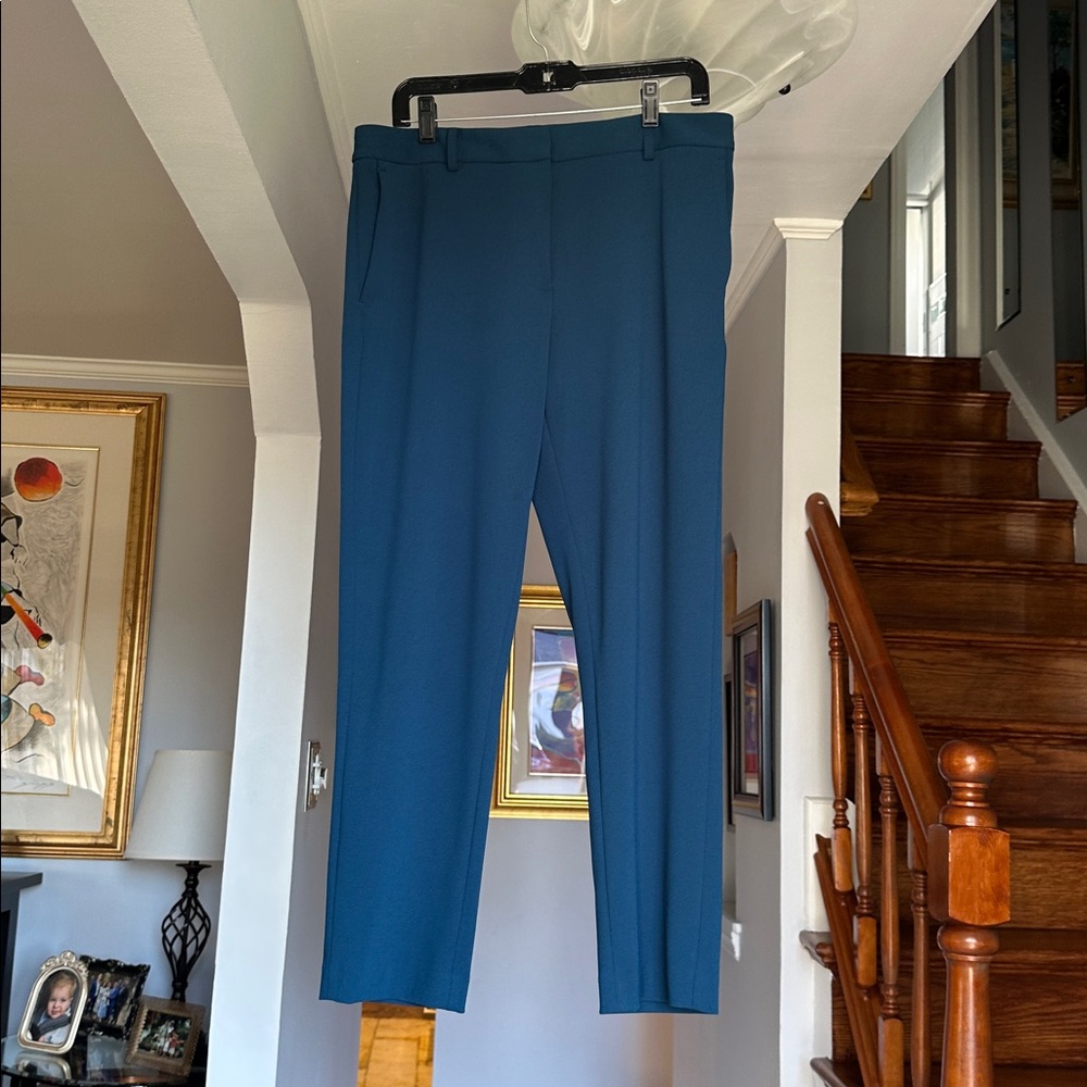 🎤 DKNY Teal Blue Dress Pants Sz 10